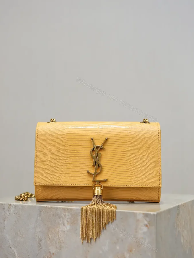 View 1 of Textured Leather Shoulder Bag with Iconic Hardware