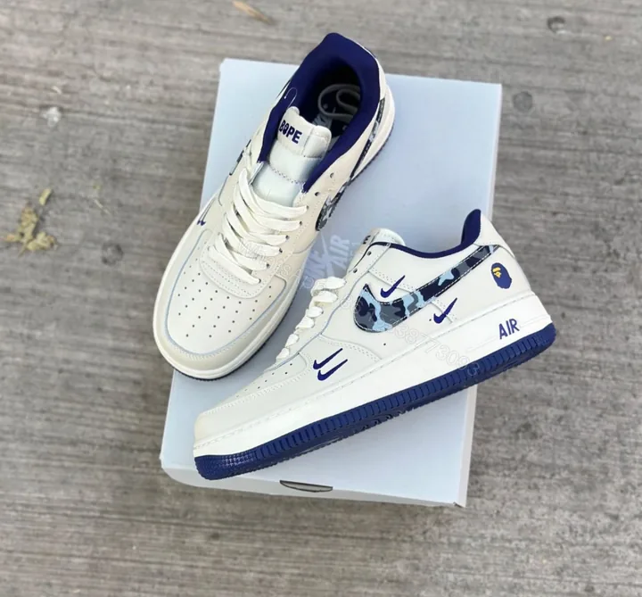 View 1 of First Copy Nike Air Force Custom Bape
