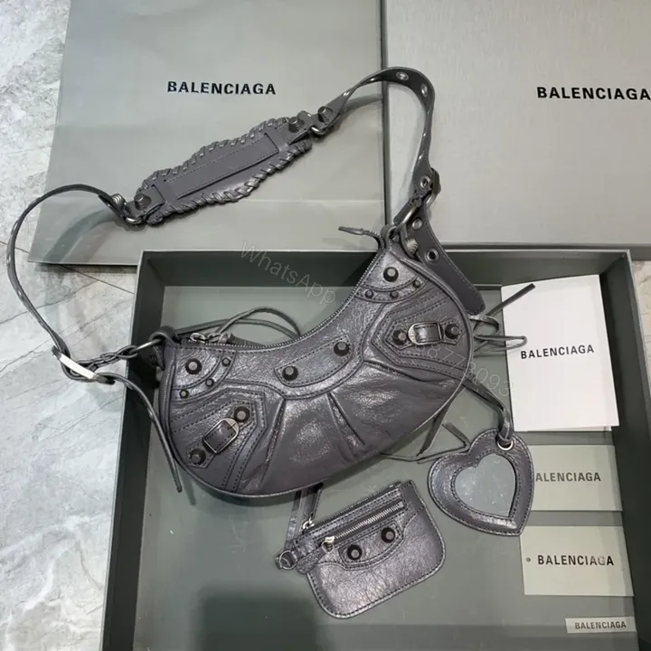 View 1 of Black Leather Sculpted Handbag â€” Premium, Versatile Designer-Inspired Style