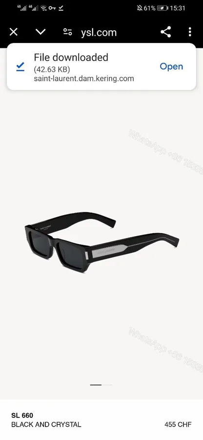 View 1 of rectangular sunglasses with thick acetate injection frames