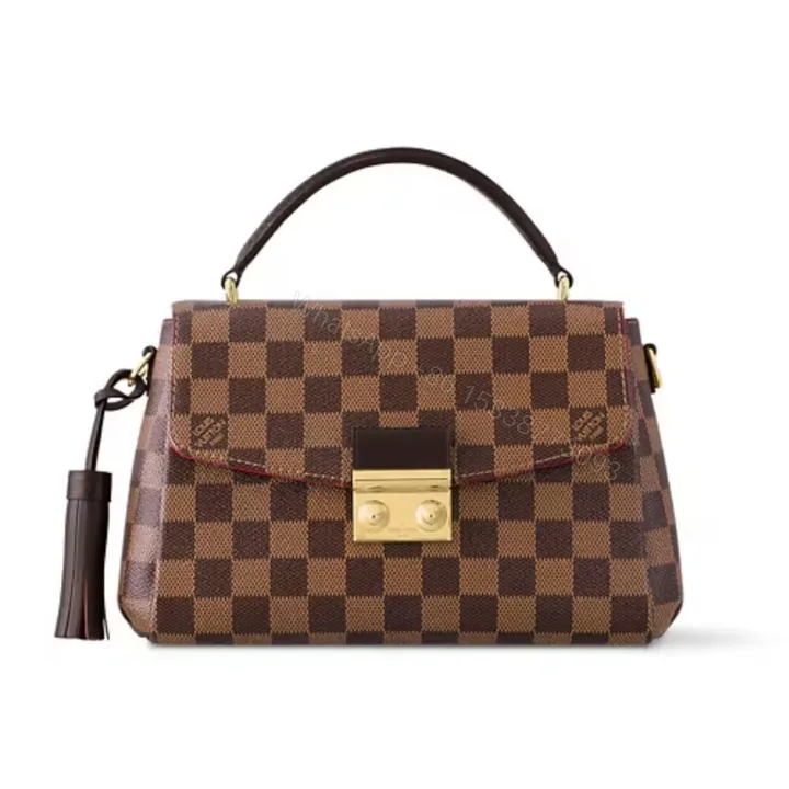 View 1 of Louis Vuitton Damier Ebene Croisette 25Cm N53000