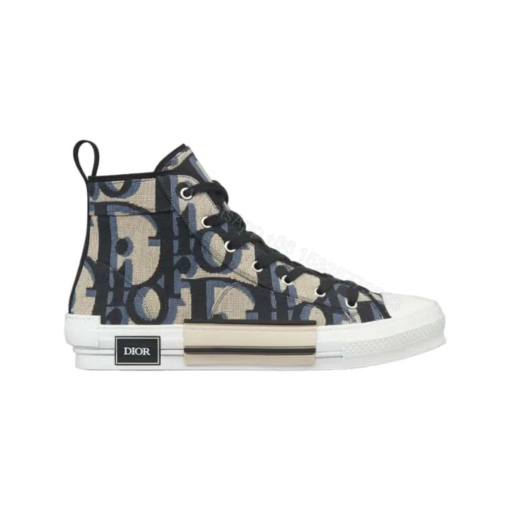 View 1 of B23 HIGH-TOP SNEAKER MAXI DIOR OBLIQUE JACQUARD – CD119