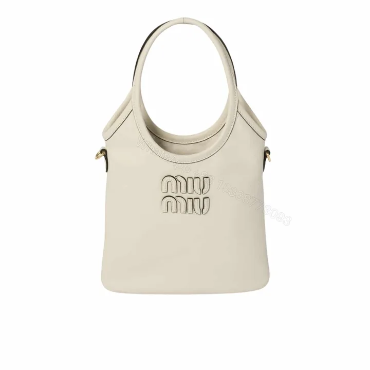 View 1 of MIUMIU IVY BAG CHALK WHITE 20CM