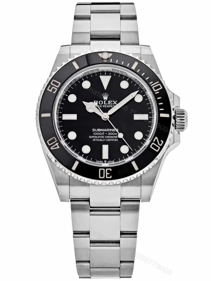 View 1 of Superclone Rolex Submariner Black Dial 124060 No-Date