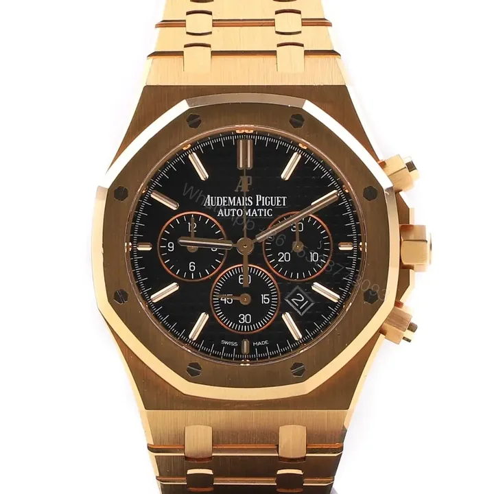 View 1 of Replica Royal Oak – Gold/Black Chronograph