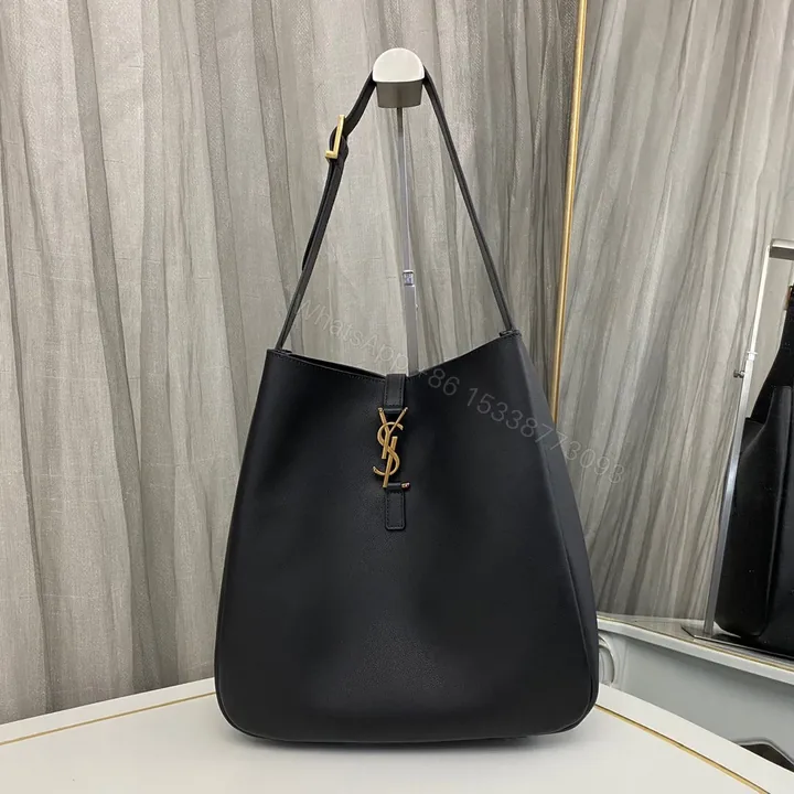 View 1 of YSL Black 1453YS Hobe Bag 30cm