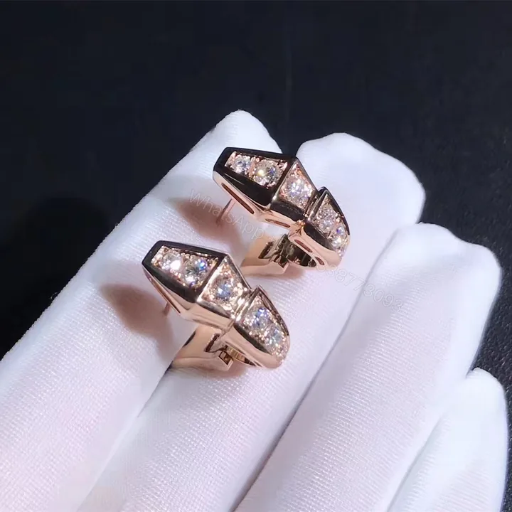 View 1 of Bvlgari Serpenti Slim Earrings