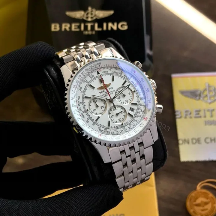 View 1 of Breitling Chronomat B01 White Dial 42mm Quartz