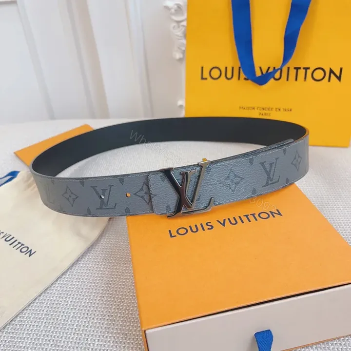 View 1 of Chic LV Monogram Belt: Subtle Luxury Everyday Elevation
