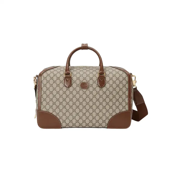 View 1 of DUFFLE BAG WITH INTERLOCKING G – GBC082
