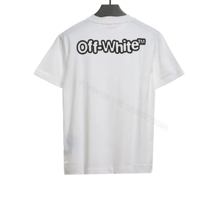 View 1 of Off-White Simple Logo White T-Shirt