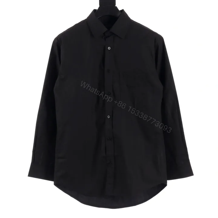 View 1 of 高仿Balenciaga*SS24系列725377長袖襯衫黑色