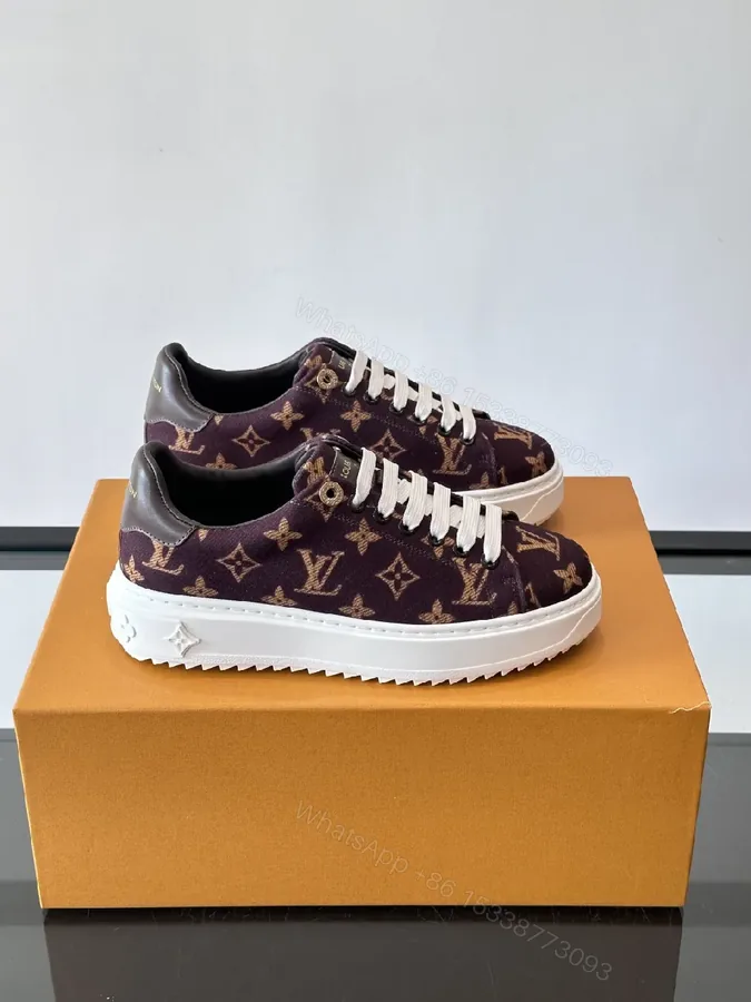 View 1 of Bold Monogram Sneakers: Luxury Comfort, LV-inspired Monogram