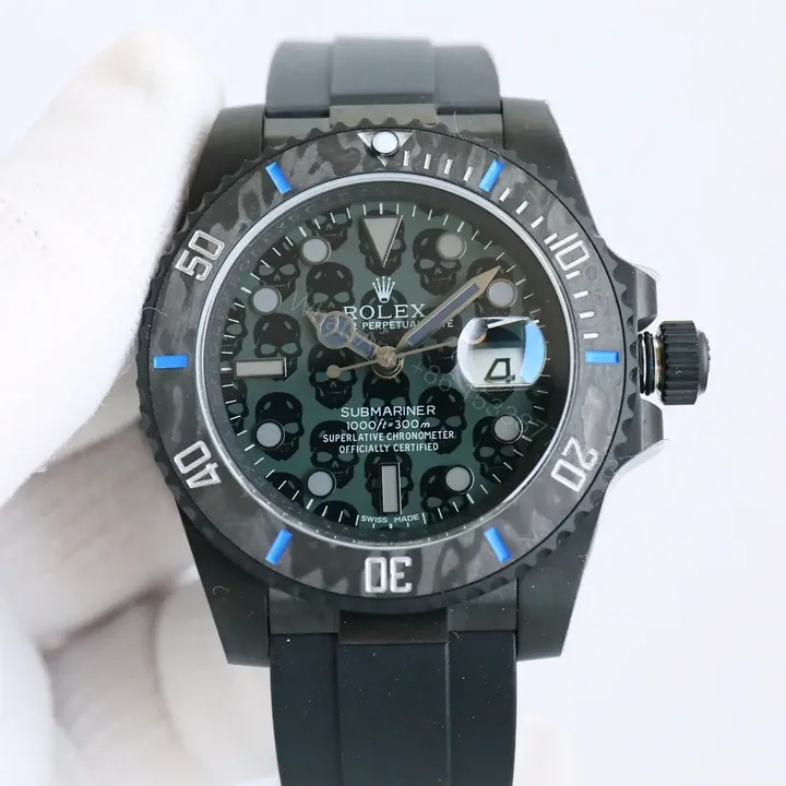 View 1 of Fearless black carbon submariner replica 40MM Blaken B33 Edition RG-BLAKEN-SUB-B33-BLACK-CARBON