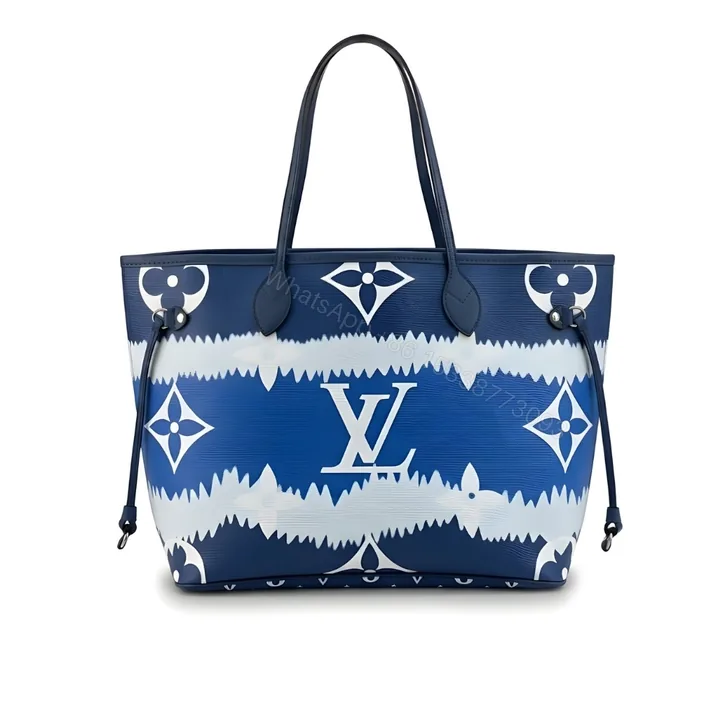 View 1 of Louis Vuitton Neverfull MM Monogram Escale Blue 31Cm