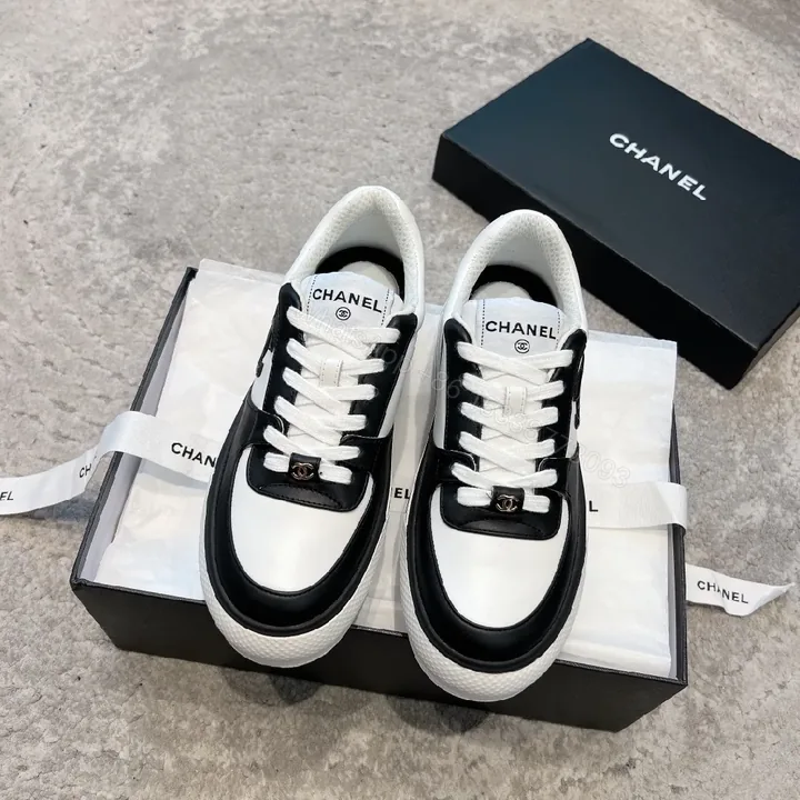 View 1 of Black Leather High-Top Sneakers | Luxe Contrast, All-Day Comfort