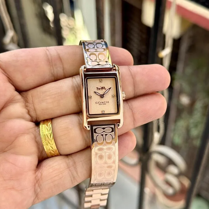View 1 of Coach Allie Slim Rose Gold 28mm Quartz Watch