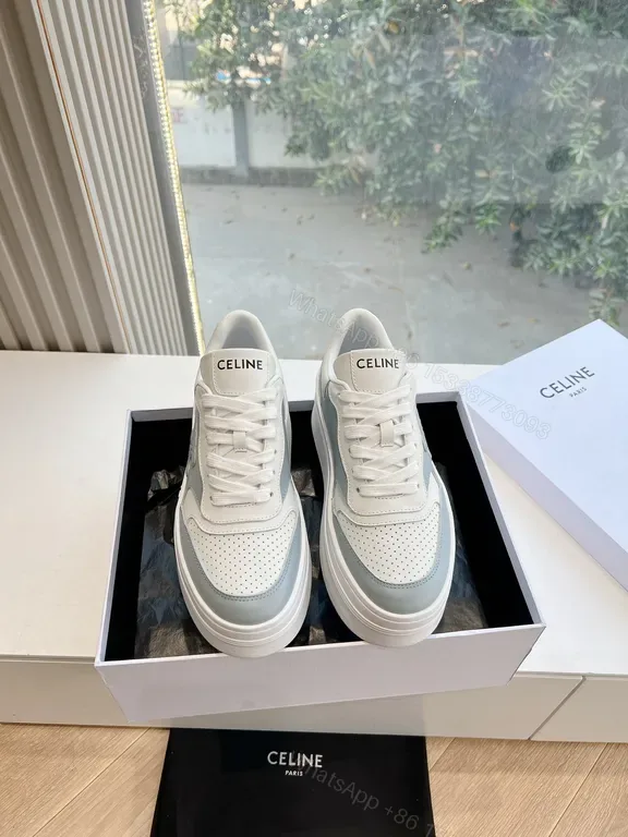 View 1 of Chic White Leather Sneakers - Premium Comfort, Designer Inspired