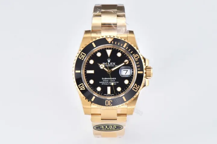 View 1 of DJ Factory Clean Factory CLEAN V5 Gold Black Submariner Watch
