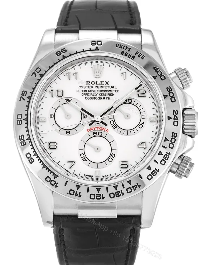 View 1 of Replica Rolex Daytona White Dial 116519