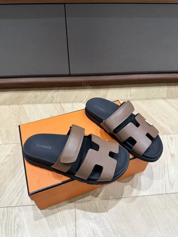 View 1 of Leather-Hued Sketch Sandals: Luxe, Breathable, Everyday Wear
