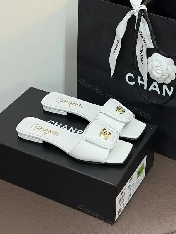 View 1 of White Leather Sandals, Minimalist Chic, Two-Strap, Comfort-Driven, Sandals