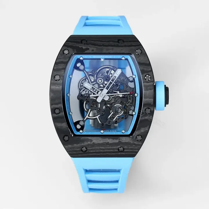 View 1 of EUR Factory Richard Mille RM055 Blue Carbon Fiber Watch