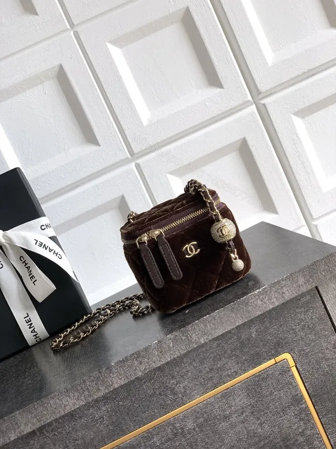 View 1 of Velvet Mini Crossbody: Rich Texture, Modern Utility