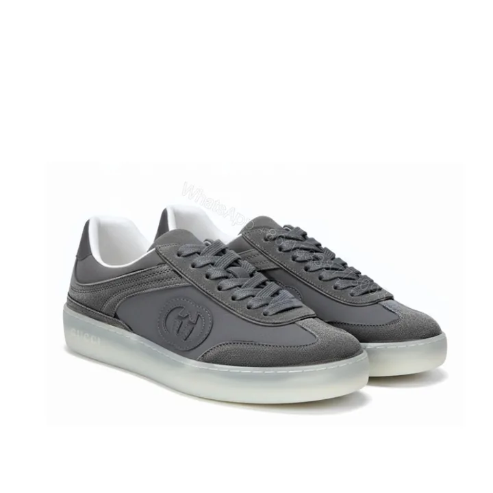 View 1 of Gucci Men G75 Sneaker Grey Suede