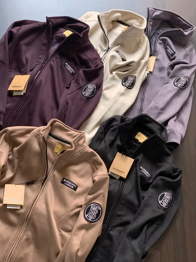 View 1 of FIRST COPY BURBERRY IMPORTED FABRIC ZIPPER JACKETS