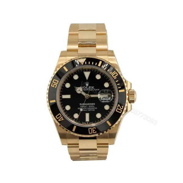 View 1 of Rolex Submariner 126618LN Super Clone : Yellow Gold Black Dial 41mm