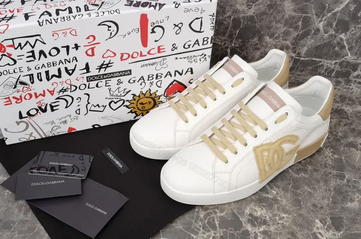View 1 of Premium White Leather Sneakers: Chic Minimalist Luxury, Textured Accents