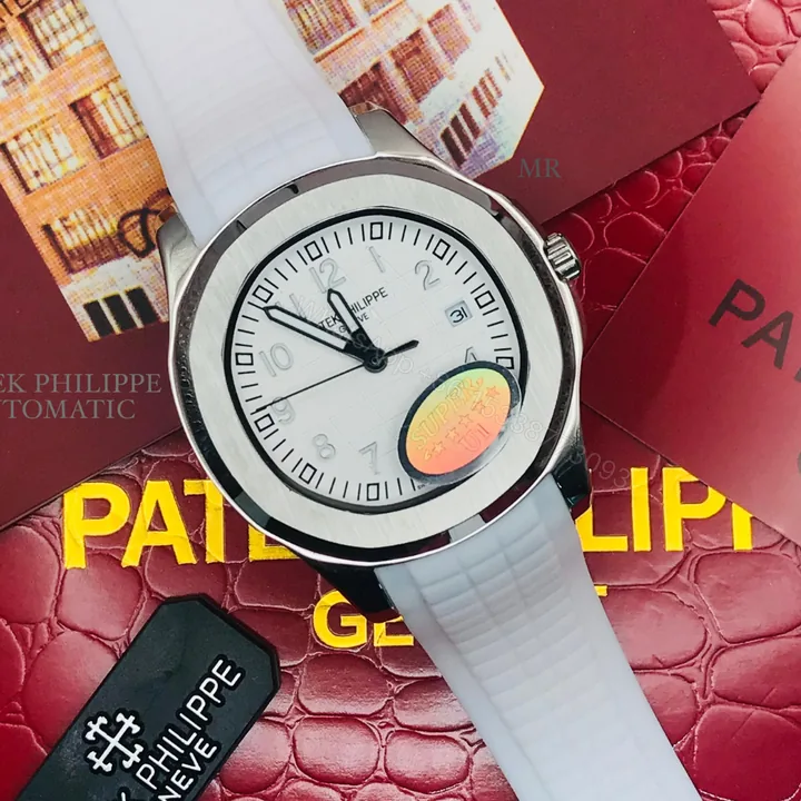 View 1 of Patek Philippe Aquanaut Silver White Swiss Automatic Watch