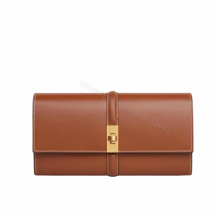 View 1 of CELINE LARGE WALLET 16 IN SATINATED TAN 19CM 10M033CQ7 04LU
