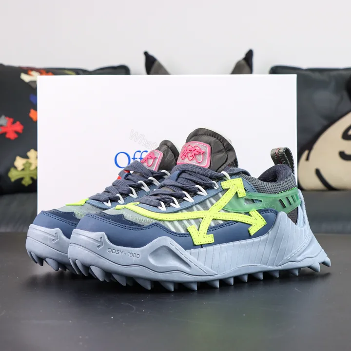 View 1 of Off White ODSY 1000 Yellow Blue Reps