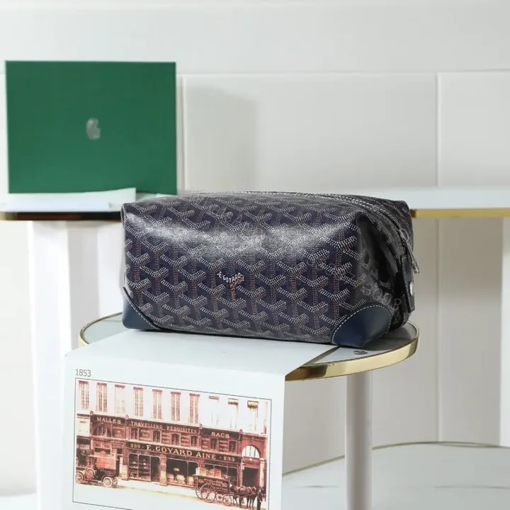 View 1 of 高仿Goyard*BOEING3旅行洗漱包化妝包深藍免檢版