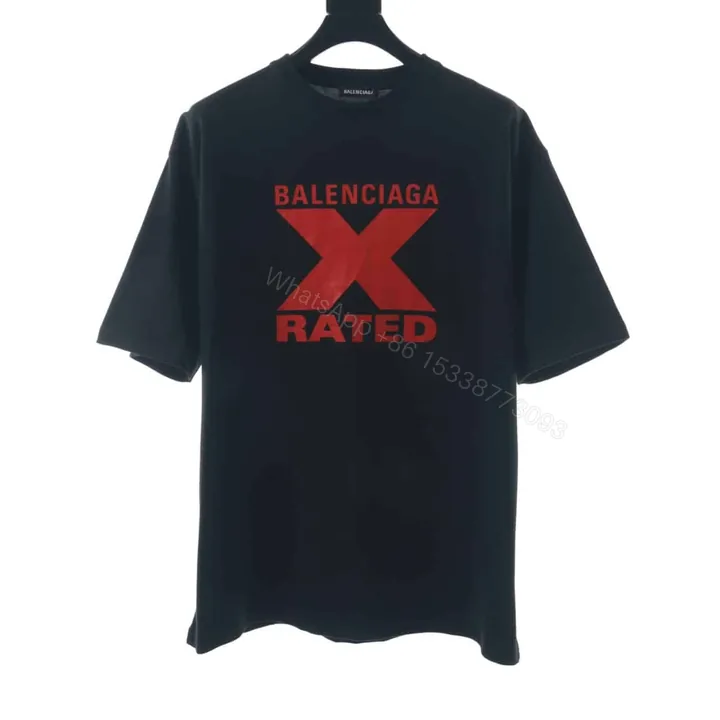 View 1 of BALENCIAGA CHEST RED X PRINTEED T SHIRT