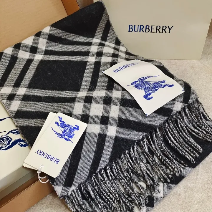 View 1 of Patterned Luxury Throw: Plaid Plush Fringe Scarves