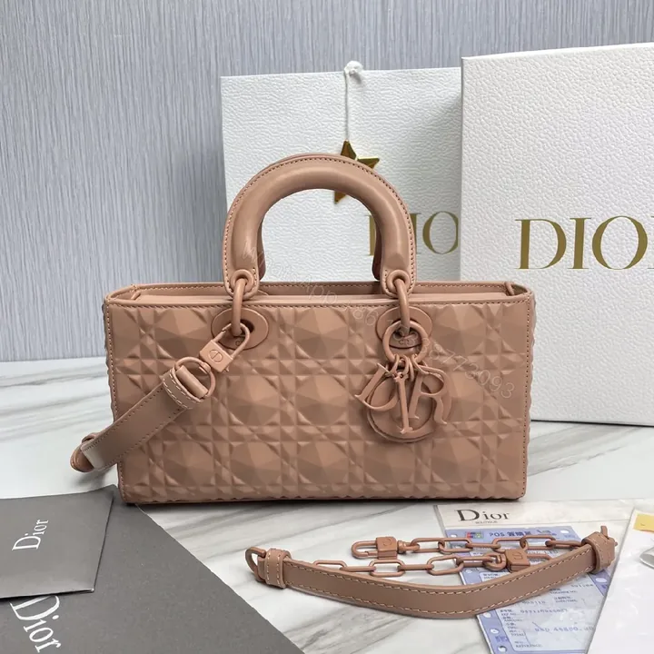 View 1 of Textured Pink Quilted Mini Bag: Elegant Everyday Luxury
