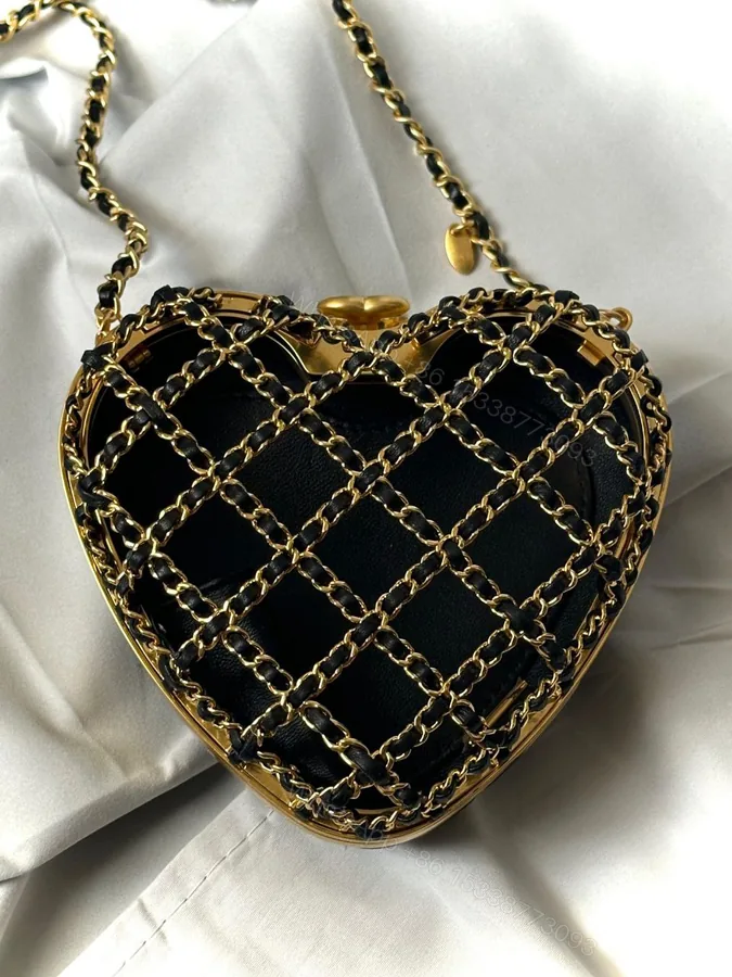 View 1 of Chanel Heart Minaudière Sholder Bag