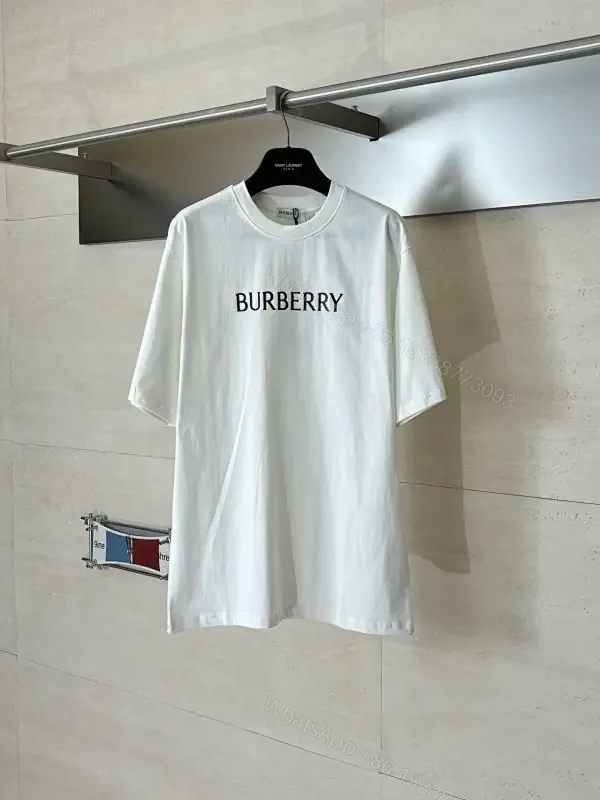 View 1 of Neutral Cotton Logo Tee: Minimalist Luxe, Soft-Drape, Durable