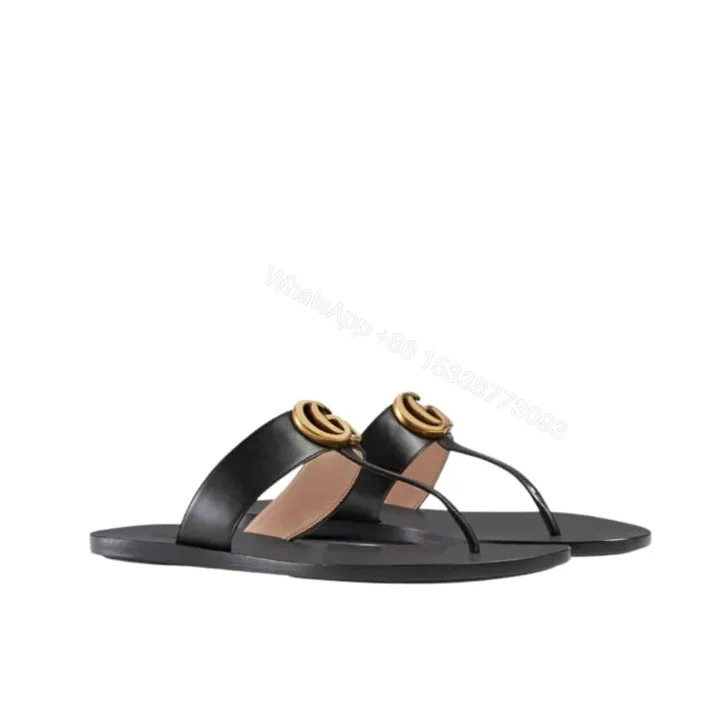 View 1 of Gucci Double G Thong Black