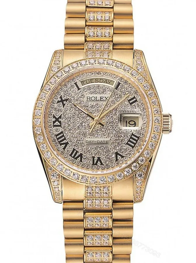 View 1 of Superclone Rolex Day-Date Gold Dial 1453956 37 mm