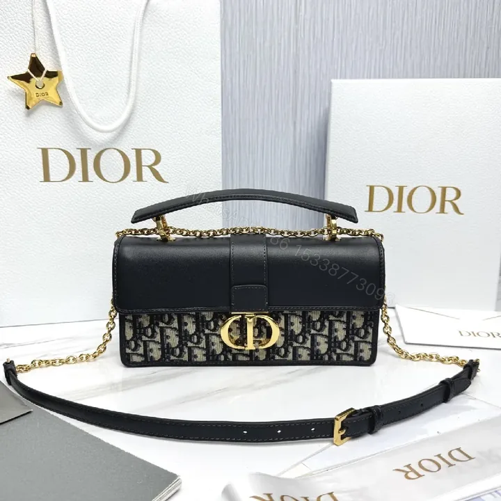 View 1 of Chic Leather Monogram Mini Bag: Structured Luxury