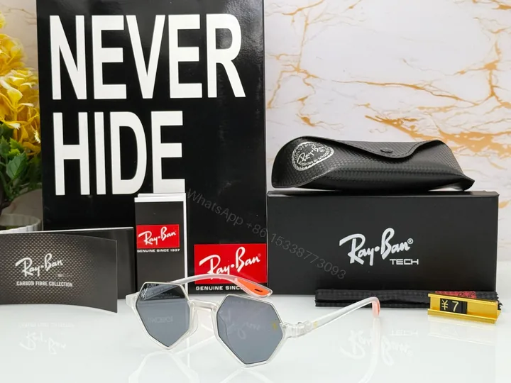View 1 of Ray-Ban Hexa Carbon Fiber Black-Grey Sunglasses