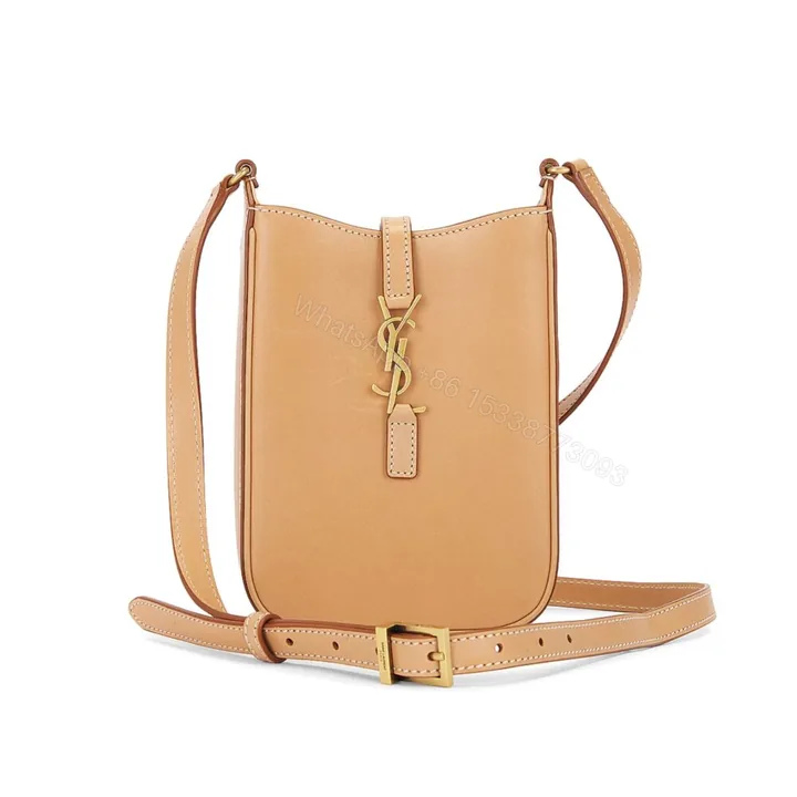 View 1 of Saint Laurent Le 5 À 7 Mini Vertical Brown 18Cm 735214BWR6W2725