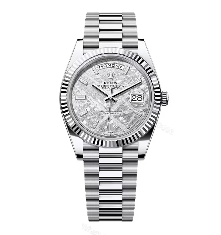 View 1 of Superclone Rolex Day-Date Meteorite Diamond Dial 228236-0011 40 mm