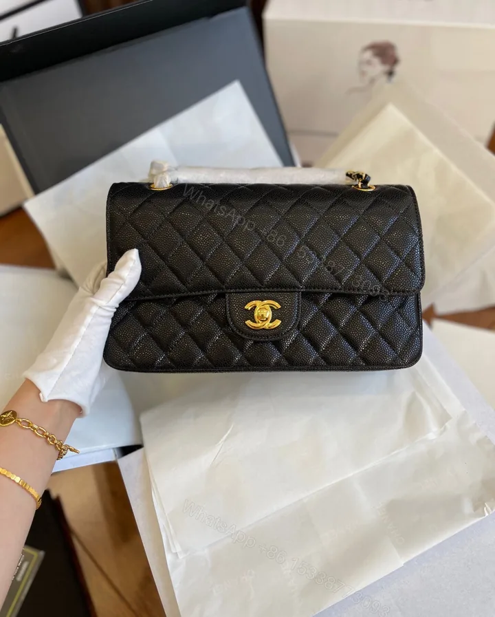 View 1 of CHANEL CLASSIC FLAP QUILTED BLACK BAG PURSE