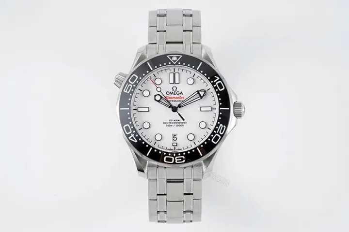 View 1 of Omega Seamaster 300M White Dial Ceramic Bezel Stainless Steel Watch