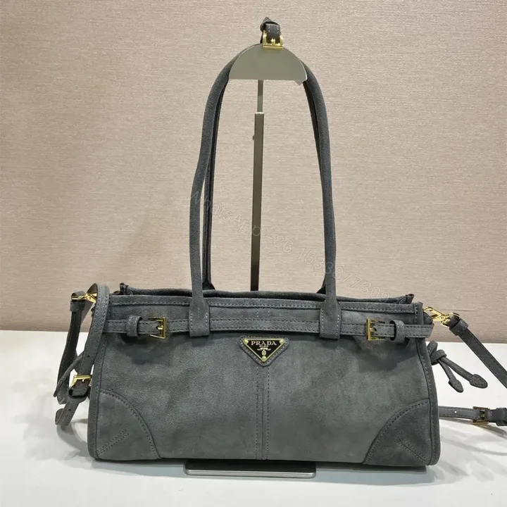 View 1 of 高仿Prada*Bonnie系列1BA426手提單肩包空軍藍小號免檢版